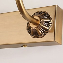 Lustro Lampa Zintegrowana Nowoczesna Współczesna Tradycyjna Klasyczna Rustykalna Chata Vintage Antyczny Mosiądz