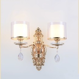 Nowoczesna, współczesna, galwanizowana cecha ochrony oczu, kinkiety ścienne z oświetleniem otoczenia, kinkiet