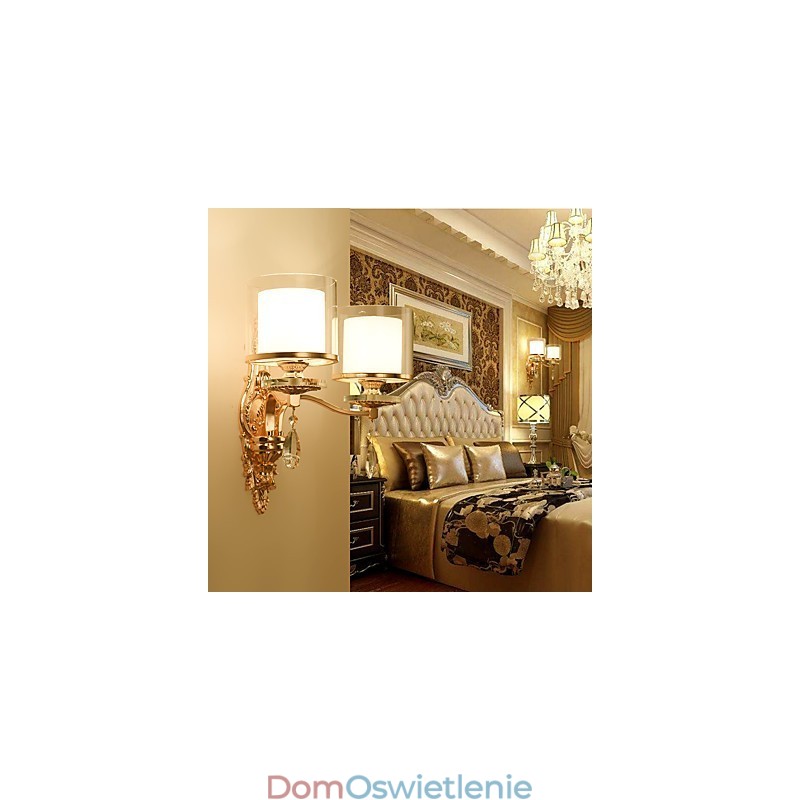 Nowoczesna, współczesna, galwanizowana cecha ochrony oczu, kinkiety ścienne z oświetleniem otoczenia, kinkiet