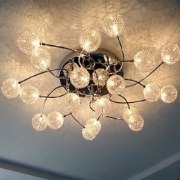 Proste okrągłe lampy sufitowe Oświetlenie lamp żelaznych