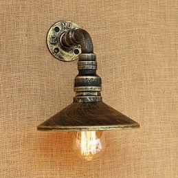 Rustykalny domek wiejski retro cecha malarska dla miniaturowych kinkietów ściennych z oświetleniem otoczenia