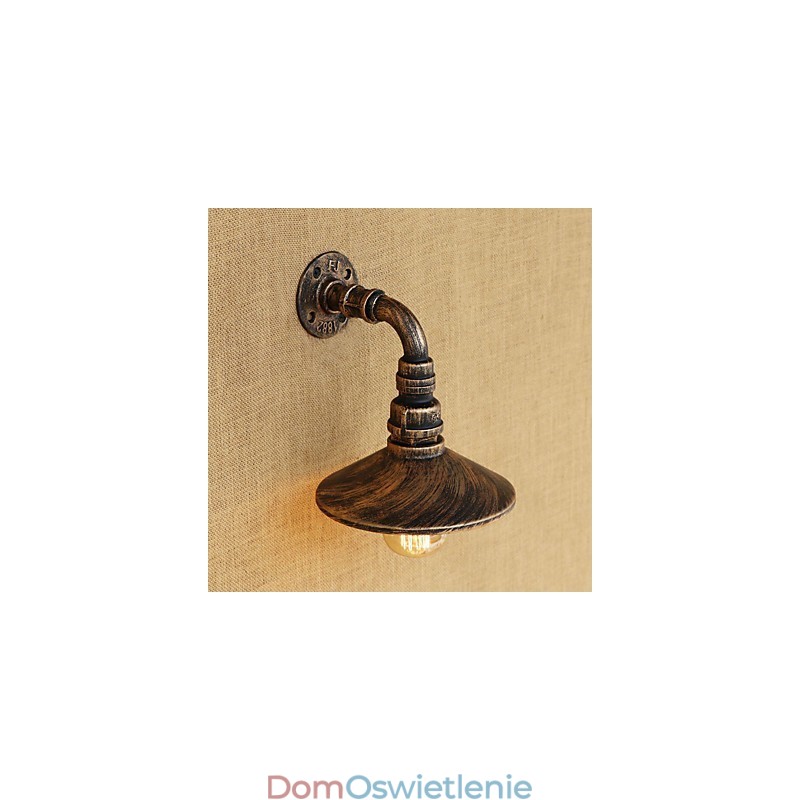 Rustykalny domek wiejski retro cecha malarska dla miniaturowych kinkietów ściennych z oświetleniem otoczenia