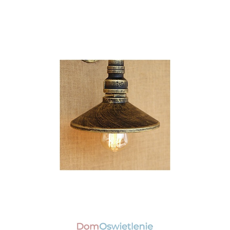 Rustykalny domek wiejski retro cecha malarska dla miniaturowych kinkietów ściennych z oświetleniem otoczenia