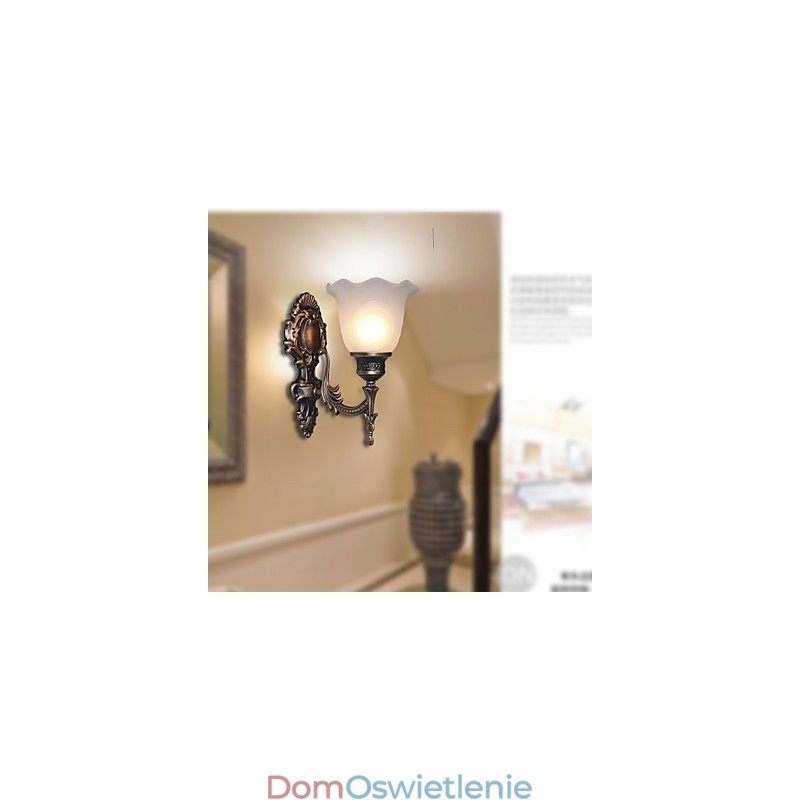 Europejski styl Retro Kinkiet Hotelowy Korytarz Lampa Korytarzowa Lustro Przednia Lampa Pojedyncza Głowica Lampa Nocna