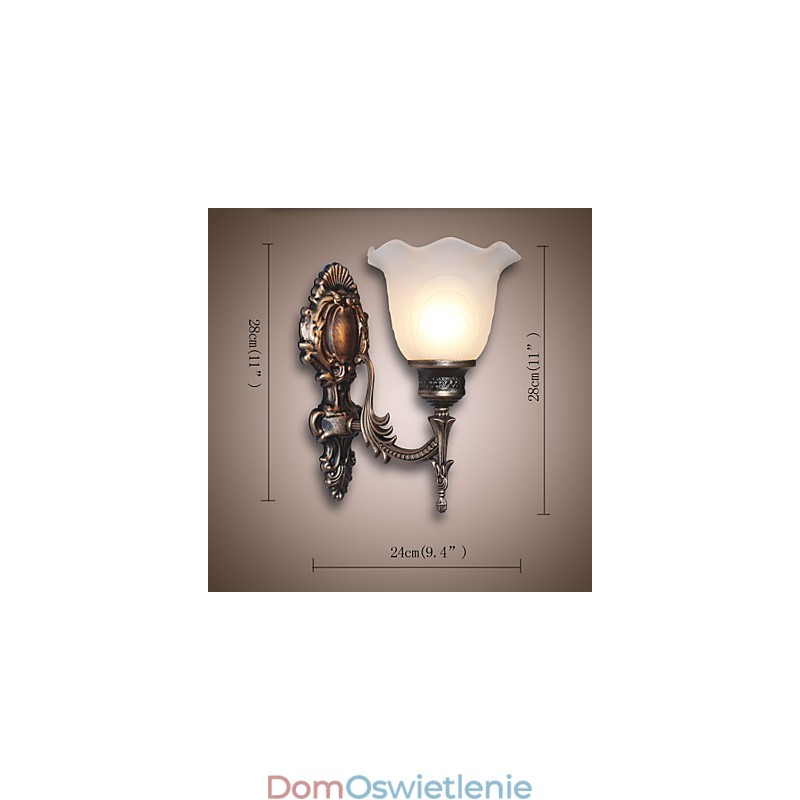 Europejski styl Retro Kinkiet Hotelowy Korytarz Lampa Korytarzowa Lustro Przednia Lampa Pojedyncza Głowica Lampa Nocna