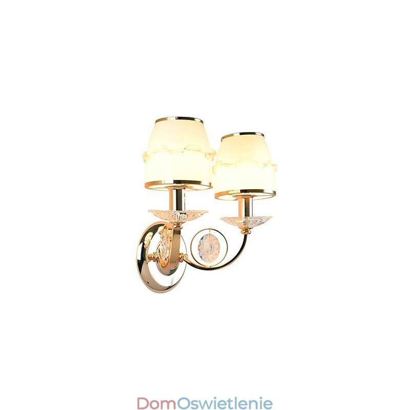 Nowoczesna, współczesna, galwanizowana cecha do kryształowego ramienia obrotowego, ochrona oczu, oświetlenie otoczenia, kinkiety ścienne, ściana