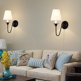 Rustykalny domek Czarny tlenek Wykończenie Funkcja ochrony oczu Światło otoczenia Kinkiety ścienne Światło ścienne