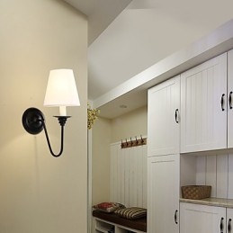 Rustykalny domek Czarny tlenek Wykończenie Funkcja ochrony oczu Światło otoczenia Kinkiety ścienne Światło ścienne