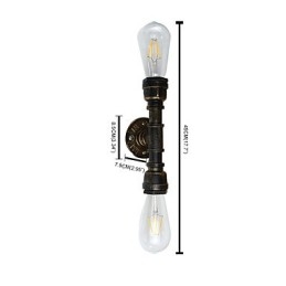Rustykalny domek Tradycyjny Klasyczny antyczny mosiądz Cecha dla Ambient Light Kinkiety Ścienne Lampa Ścienna