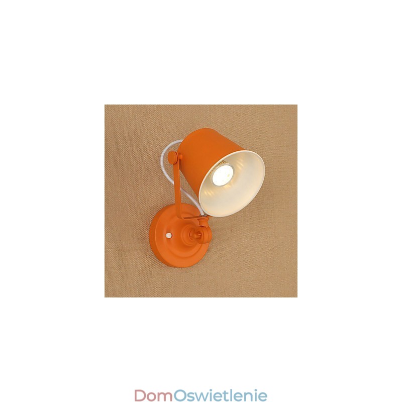 Malowana stalowa lampa ścienna Dumb Black American Coffee Decoration Retro lampa ścienna Lightsaber Lamp na ścianie