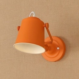 Malowana stalowa lampa ścienna Dumb Black American Coffee Decoration Retro lampa ścienna Lightsaber Lamp na ścianie