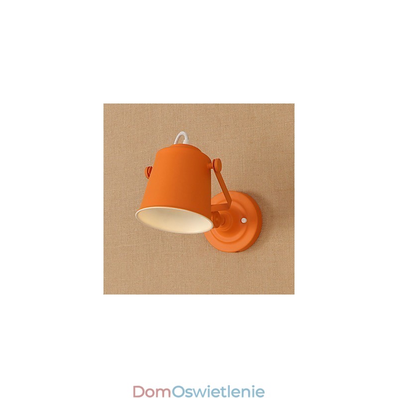 Malowana stalowa lampa ścienna Dumb Black American Coffee Decoration Retro lampa ścienna Lightsaber Lamp na ścianie