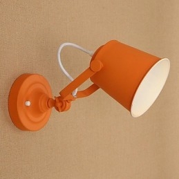 Malowana stalowa lampa ścienna Dumb Black American Coffee Decoration Retro lampa ścienna Lightsaber Lamp na ścianie