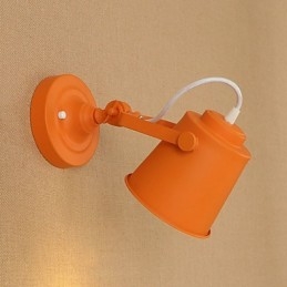 Malowana stalowa lampa ścienna Dumb Black American Coffee Decoration Retro lampa ścienna Lightsaber Lamp na ścianie