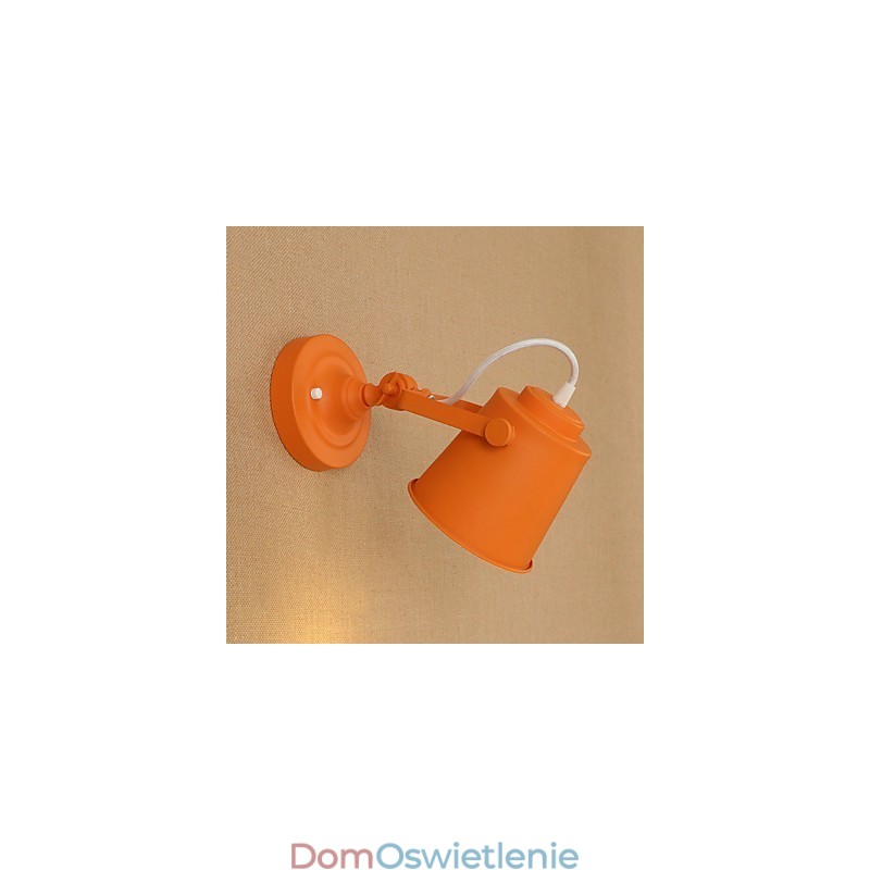 Malowana stalowa lampa ścienna Dumb Black American Coffee Decoration Retro lampa ścienna Lightsaber Lamp na ścianie