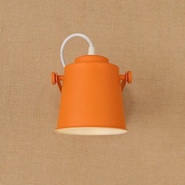 Malowana stalowa lampa ścienna Dumb Black American Coffee Decoration Retro lampa ścienna Lightsaber Lamp na ścianie