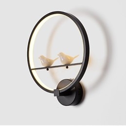 Lampa ścienna do sypialni Lampa nocna i kreatywna osobowość nowoczesnej minimalistycznej okrągłej lampy ściennej do korytarza