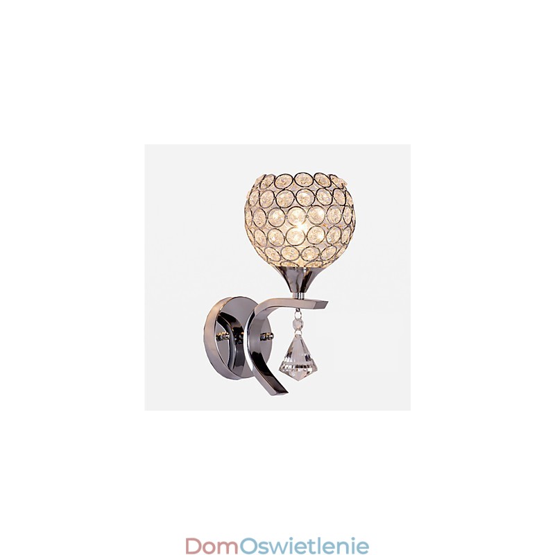 Max Crystal Modern Contemporary Galwanizowana cecha dla kryształowego światła otoczenia Kinkiety ścienne Kinkiet