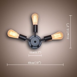 Retro Kinkiet Balkon Schody Oryginalność Osobowość Bar Dekoracyjny Kinkiet Dekoracja Domu Oświetlenie