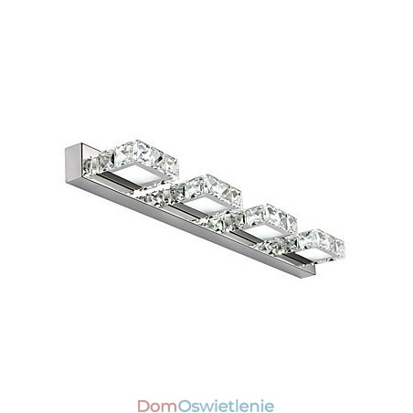 Lampa łazienkowa do makijażu, kryształowe lustro do makijażu, 4 światła, oświetlenie łazienkowe i sypialniane Lampa łazienkowa do makijażu, kryształowe lustro do makijażu, 4 światła, oświetlenie łazienkowe i sypialniane