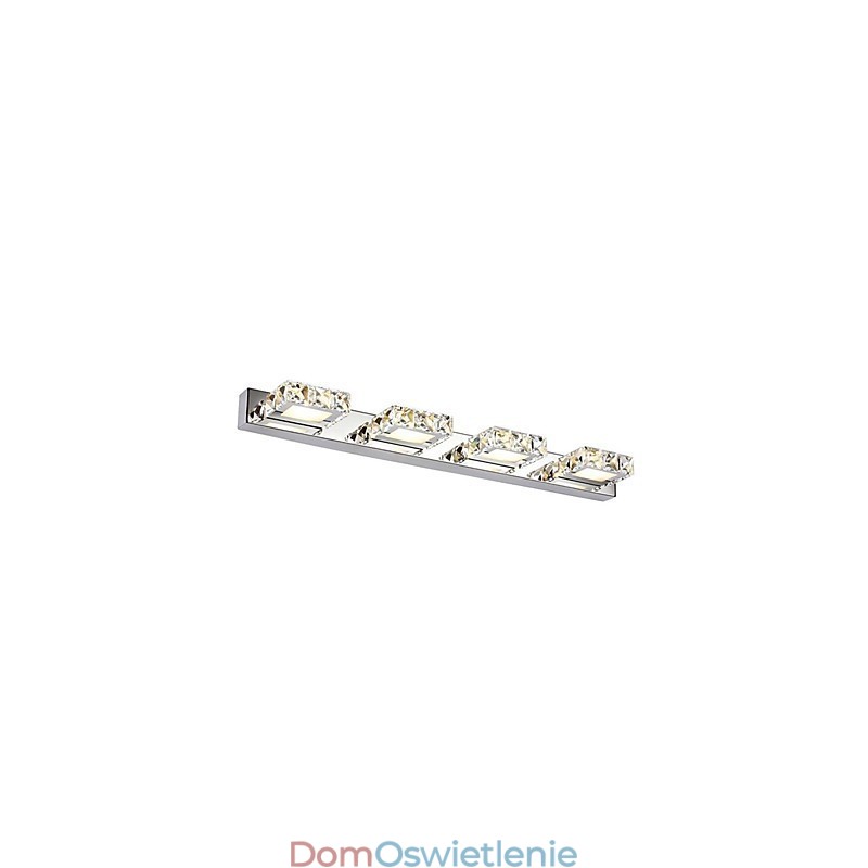 Lampa łazienkowa do makijażu, kryształowe lustro do makijażu, 4 światła, oświetlenie łazienkowe i sypialniane