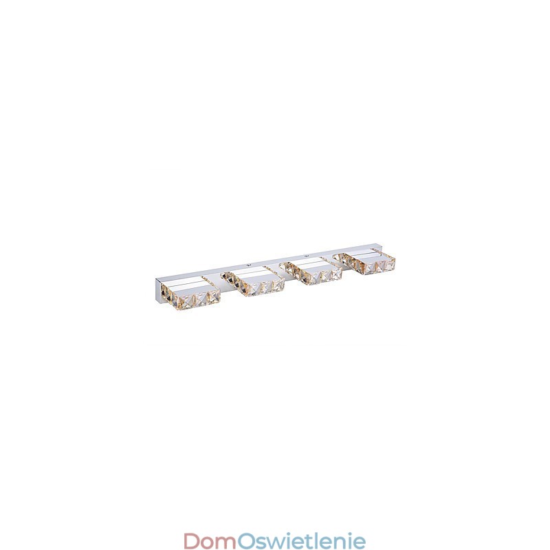 Lampa łazienkowa do makijażu, kryształowe lustro do makijażu, 4 światła, oświetlenie łazienkowe i sypialniane