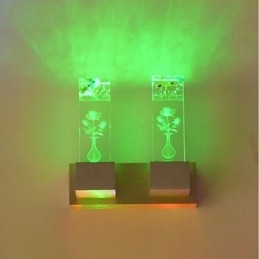 Nowość w wielu kolorach dla kinkietów ściennych w stylu Mini Ambient Light, lampa ścienna Rose Light
