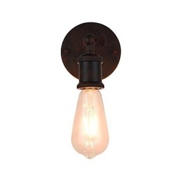 Kinkiet Kinkiety Ścienne Żelazo Ścienne Lampy Głupi Czarny Miecz Świetlny Lampa Na Ścianie