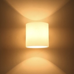 Nowość w stylu wiejskim dla miniaturowego stylu ochrony oczu Downlight kinkiety ścienne lampa ścienna z bali drewna sypialnia lampka nocna