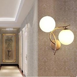 Nowoczesna modna lampa ścienna Żelazna sztuka Sypialnia Łóżko Lampa ścienna Jadalnia Pokój Gabinet Lampa
