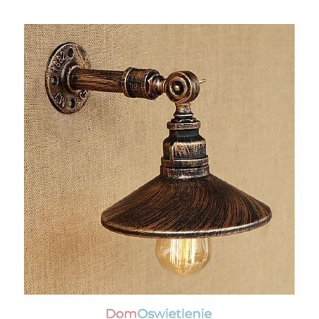 Kinkiet ścienny w stylu industrialnym Nordic Water Pipe Wall Light Brown Ancient Kinkiet ścienny w stylu industrialnym Nordic Water Pipe Wall Light Brown Ancient