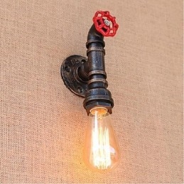 Nostalgia Prosta Fajka Wodna Dekoracyjna Mała Lampa Ścienna Lampa Ścienna