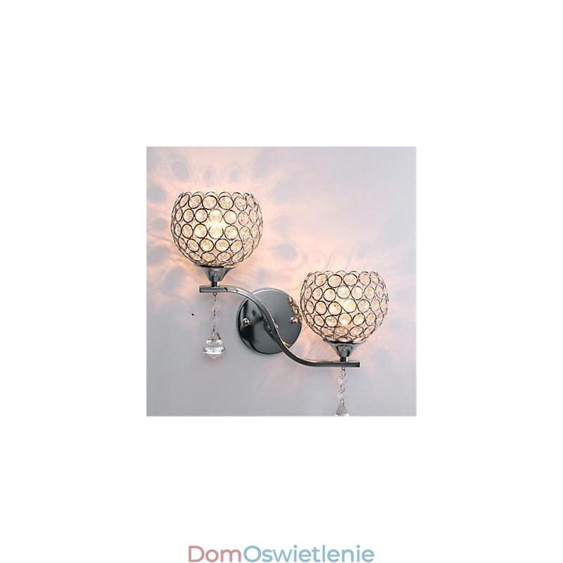 Nowoczesny minimalistyczny salon Korytarz Korytarz Kryształowa lampa ścienna