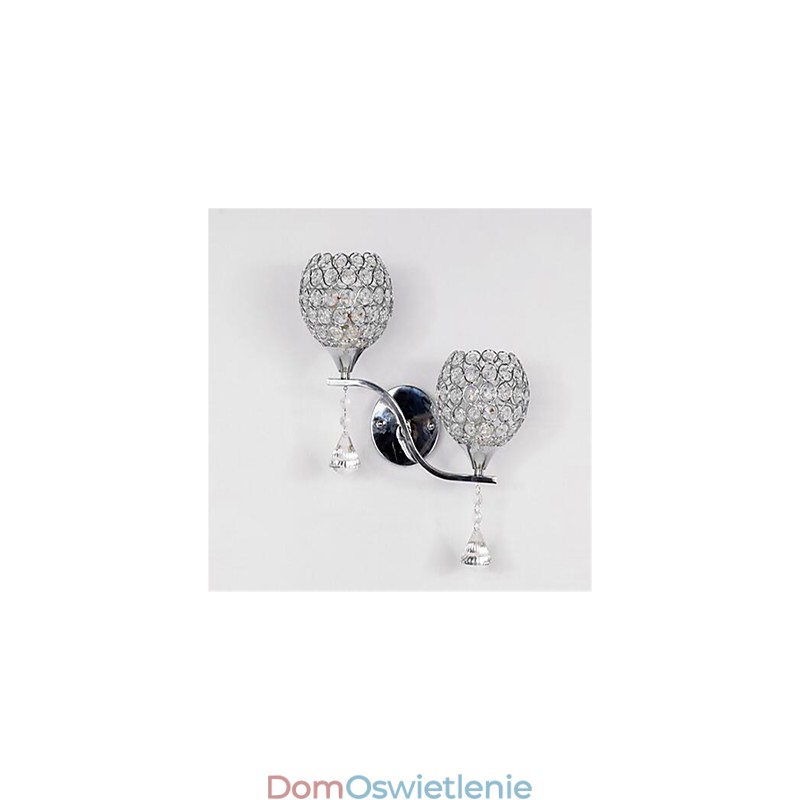 Nowoczesny minimalistyczny salon Korytarz Korytarz Kryształowa lampa ścienna