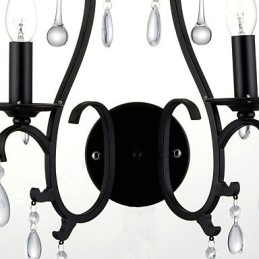 Country Chrome Cecha dla Mini Style Ambient Light Kinkiety Ścienne Lampa Ścienna