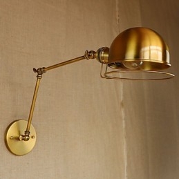 Industrialny styl retro europejski wiejski charakter oświetlenie dekoracyjna lampa ścienna ramię żelazne