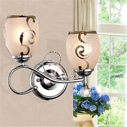 Nowoczesna, współczesna galwanizowana cecha dla kryształowych kinkietów ściennych w stylu mini Ambient Light