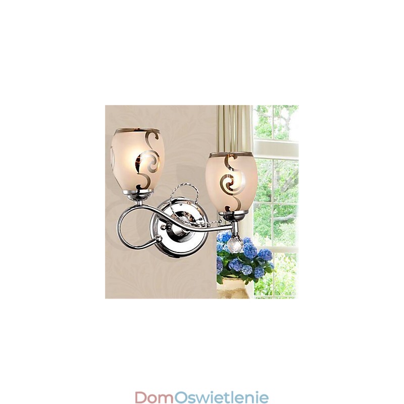 Nowoczesna, współczesna galwanizowana cecha dla kryształowych kinkietów ściennych w stylu mini Ambient Light