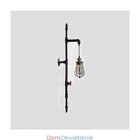 Retro Industrial Pipe Wall Lights Simple Loft Black Birdcage Metal Salon Jadalnia Kuchnia Bar Kawiarnia Dekoracja oświetlenie Retro Industrial Pipe Wall Lights Simple Loft Black Birdcage Metal Salon Jadalnia Kuchnia Bar Kawiarnia Dekoracja oświetlenie