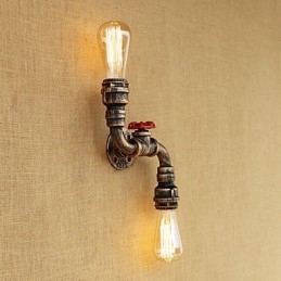 Rustykalny domek wiejski z mosiądzu Cecha dla miniaturowego stylu Ambient Light Kinkiety ścienne Lampa ścienna