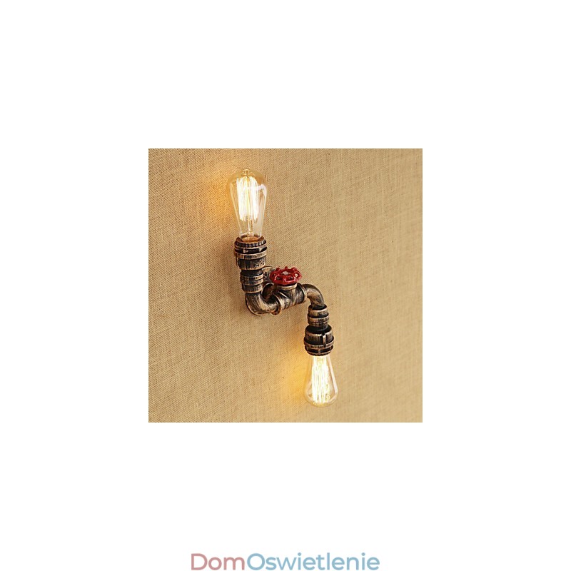 Rustykalny domek wiejski z mosiądzu Cecha dla miniaturowego stylu Ambient Light Kinkiety ścienne Lampa ścienna