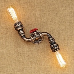 Rustykalny domek wiejski z mosiądzu Cecha dla miniaturowego stylu Ambient Light Kinkiety ścienne Lampa ścienna