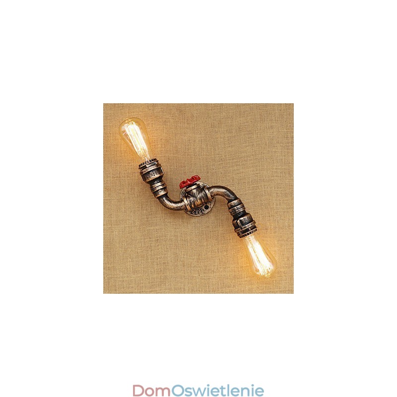 Rustykalny domek wiejski z mosiądzu Cecha dla miniaturowego stylu Ambient Light Kinkiety ścienne Lampa ścienna