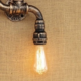 Rustykalny domek wiejski z mosiądzu Cecha dla miniaturowego stylu Ambient Light Kinkiety ścienne Lampa ścienna