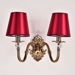 Tradycyjna klasyczna galwanizowana cecha do ochrony oczu Kinkiety ścienne Downlight Kinkiet