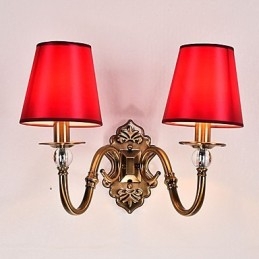 Tradycyjna klasyczna galwanizowana cecha do ochrony oczu Kinkiety ścienne Downlight Kinkiet