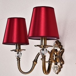 Tradycyjna klasyczna galwanizowana cecha do ochrony oczu Kinkiety ścienne Downlight Kinkiet