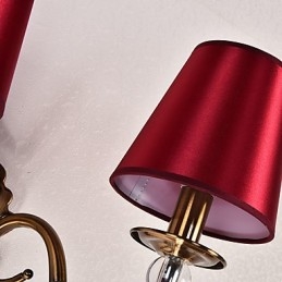 Tradycyjna klasyczna galwanizowana cecha do ochrony oczu Kinkiety ścienne Downlight Kinkiet