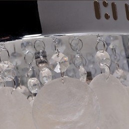 Nowoczesny współczesny kryształowy mini styl chromowany montaż natynkowy