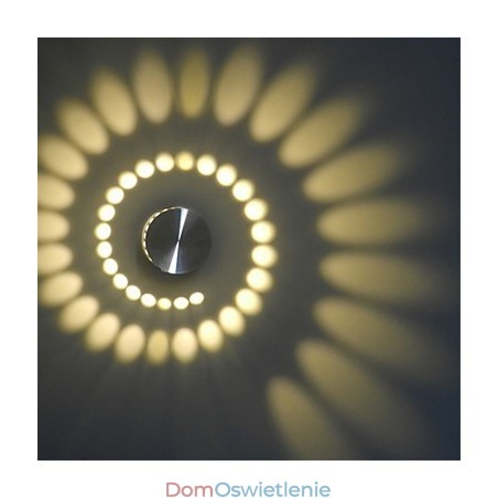 Nowoczesna, lekka, aluminiowa lampa ścienna do montażu na płasko, zintegrowana Nowoczesna, lekka, aluminiowa lampa ścienna do montażu na płasko, zintegrowana